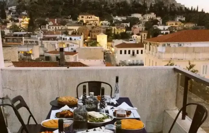 Athens Cooking Class With Acropolis Views Dinner