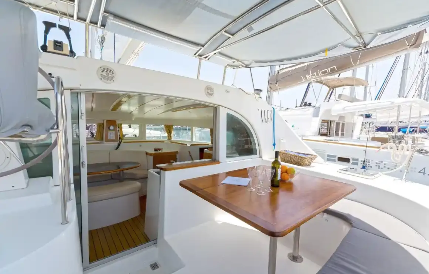 Delos & Rhenia Sailing Day Cruise, Mykonos South Beaches Cruise (Catamaran Lagoon 38) Greece Delos & Rhenia Sailing Day Cruise, Mykonos South Beaches Cruise (Catamaran Lagoon 38) Greece