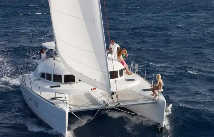 Delos & Rhenia Sailing Day Cruise, Mykonos South Beaches Cruise (Catamaran Lagoon 38) Greece