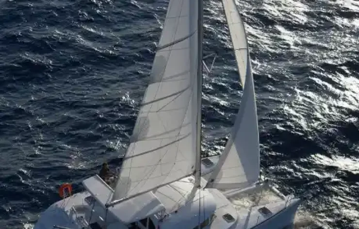 Delos & Rhenia Sailing Day Cruise, Mykonos South Beaches Cruise (Catamaran Lagoon 38) Greece