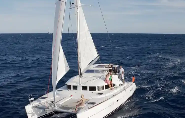 Delos & Rhenia Sailing Day Cruise, Mykonos South Beaches Cruise (Catamaran Lagoon 38) Greece