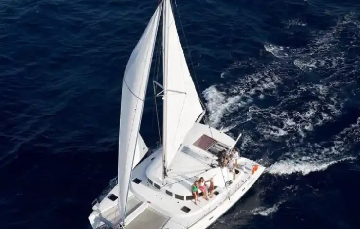 Delos & Rhenia Sailing Day Cruise, Mykonos South Beaches Cruise (Catamaran Lagoon 38) Greece