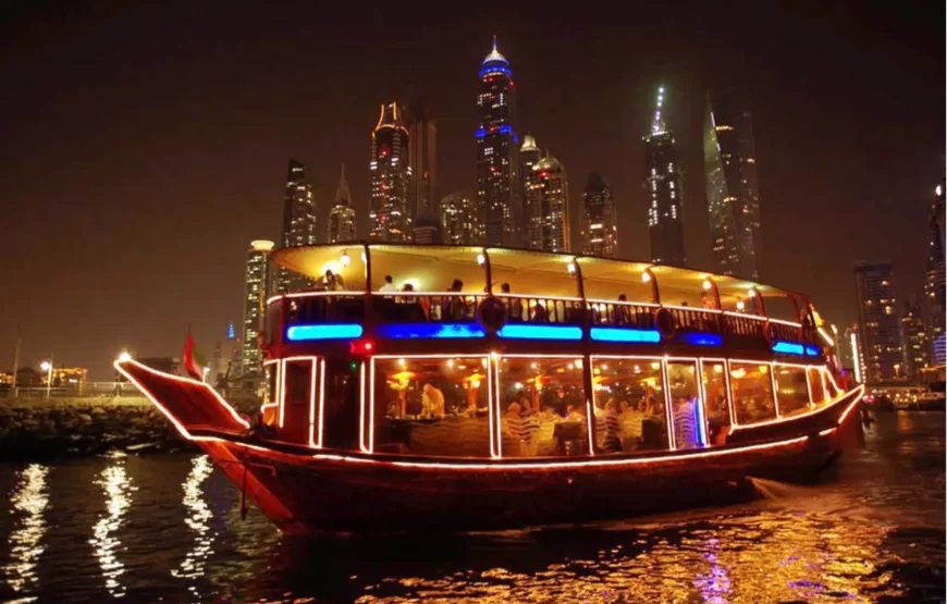 Traditional Dinner Boat in Dubai Marina