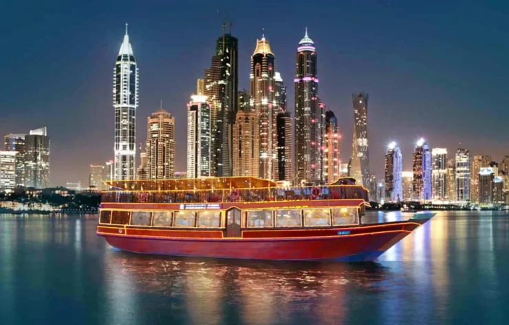 Dhow Cruise Dubai Marina, Arabian Wooden Boat Dinner