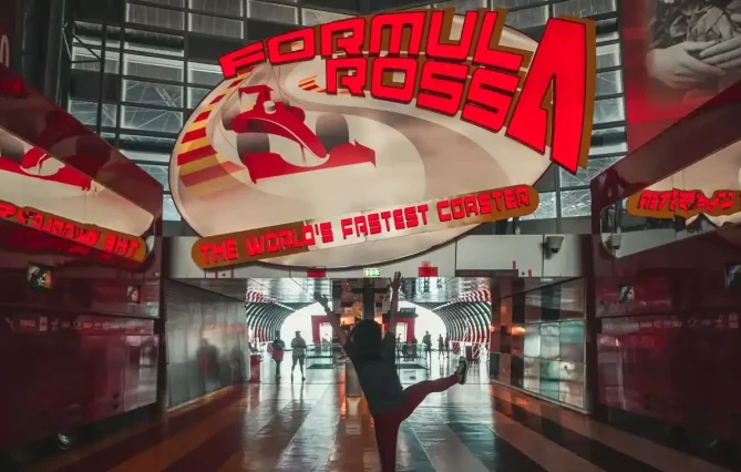 Theme park rollercoaster Ferrari World Ticket Tour Abu Dhabi Formula Rossa