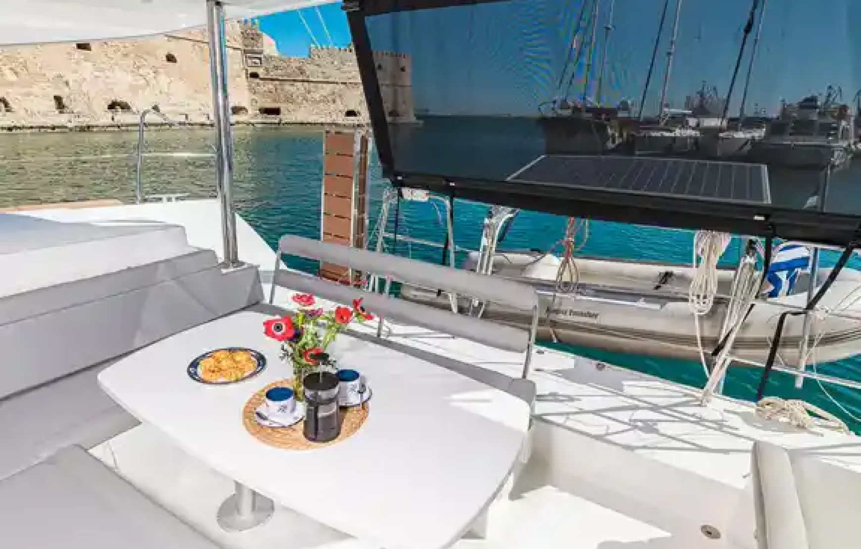 Fishing On Lux Cruise to Dia Island With Lunch And Grilled Fresh Fish (Catamaran Lagoon 400)