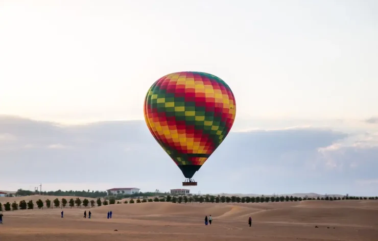 hot air balloon flight Dubai