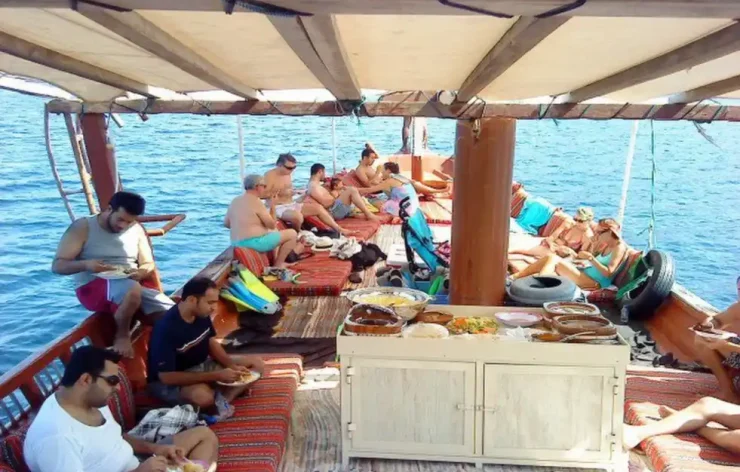 Musandam tour Dubai Sea Safari, Banana Boat, Snorkeling, Food