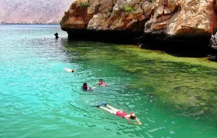 Musandam tour Dubai Sea Safari, Banana Boat, Snorkeling, Food