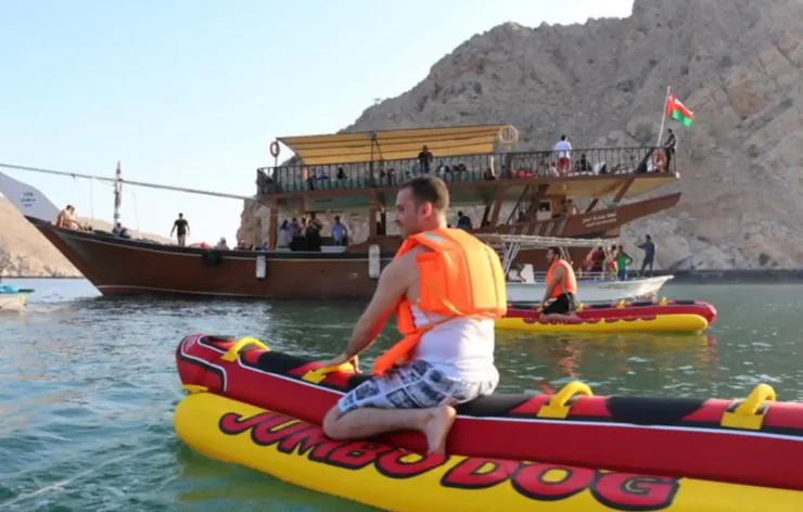 Musandam tour Dubai Sea Safari, Banana Boat, Snorkeling, Food