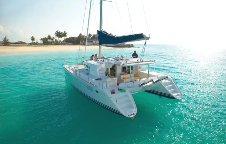 Mykonos South Beaches Cruise, Catamaran Lagoon