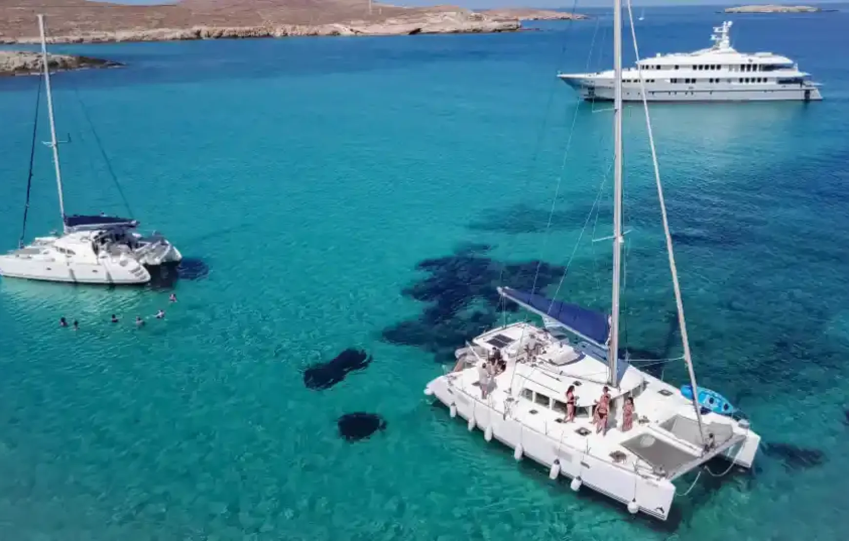 Mykonos South Beaches Cruise (Catamaran Lagoon 44) Greece Mykonos South Beaches Cruise (Catamaran Lagoon 44) Greece