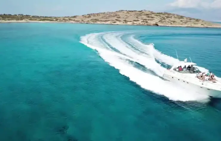 Return Trip From Port of Lerapetra to Chrissi Island On Yacht