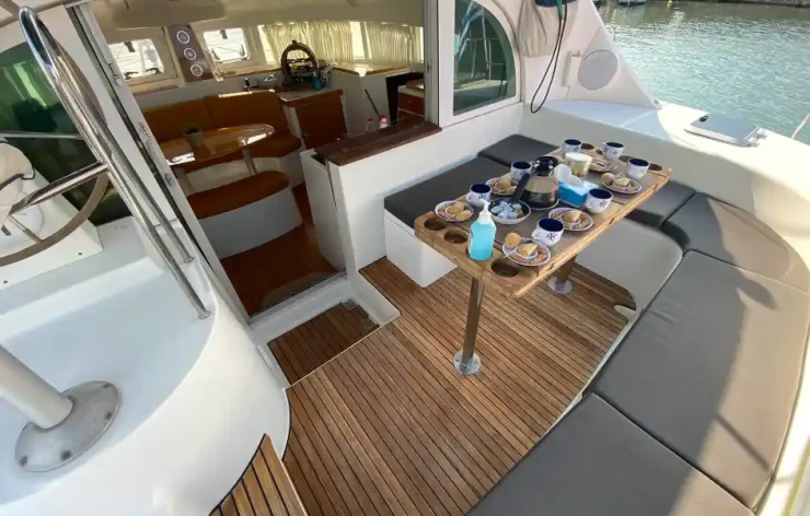 Sunset Romantic Yacht Excursion From Hersonissos to Agios Georgios Bay Greece