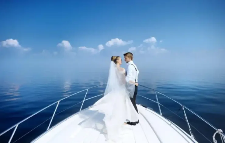 Wedding on Luxury Private Yacht in Dubai Marina