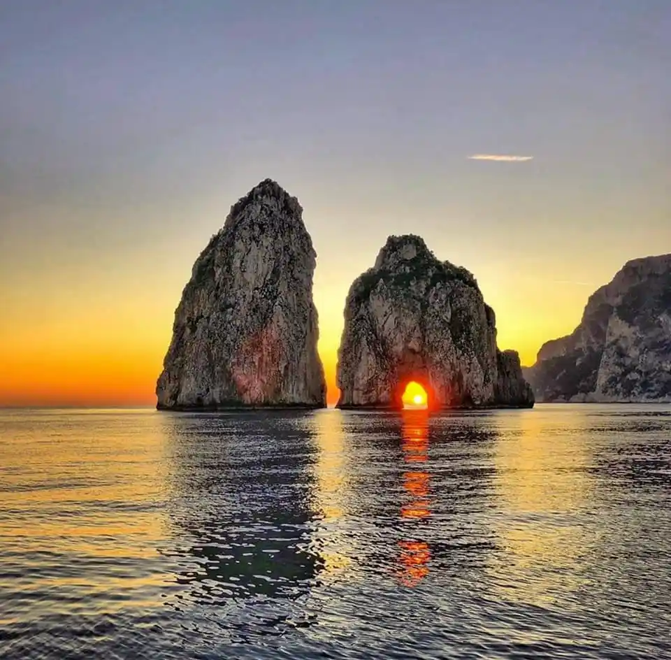 Fishing, Swimming & Relaxing On Boat With Lunch In Sorrento and Capri Coasts Italy