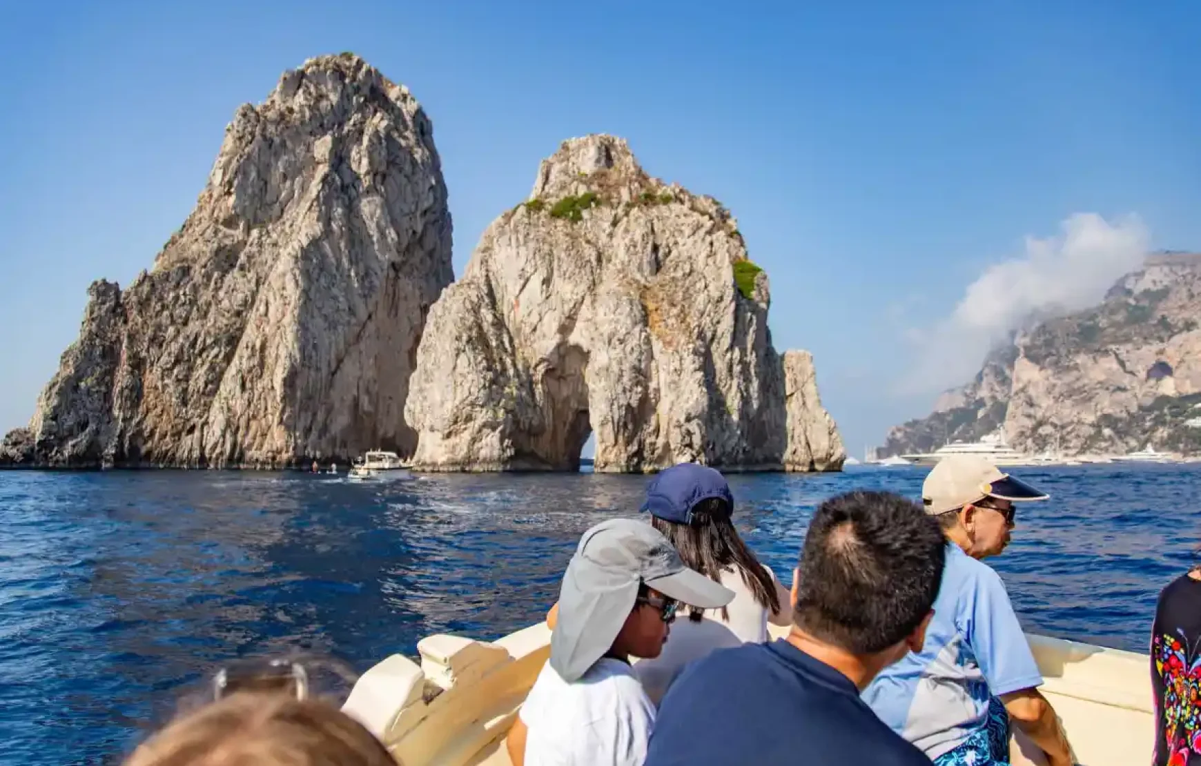 Fishing, Swimming Boat Tour With Lunch in Sorrento, Capri Coasts