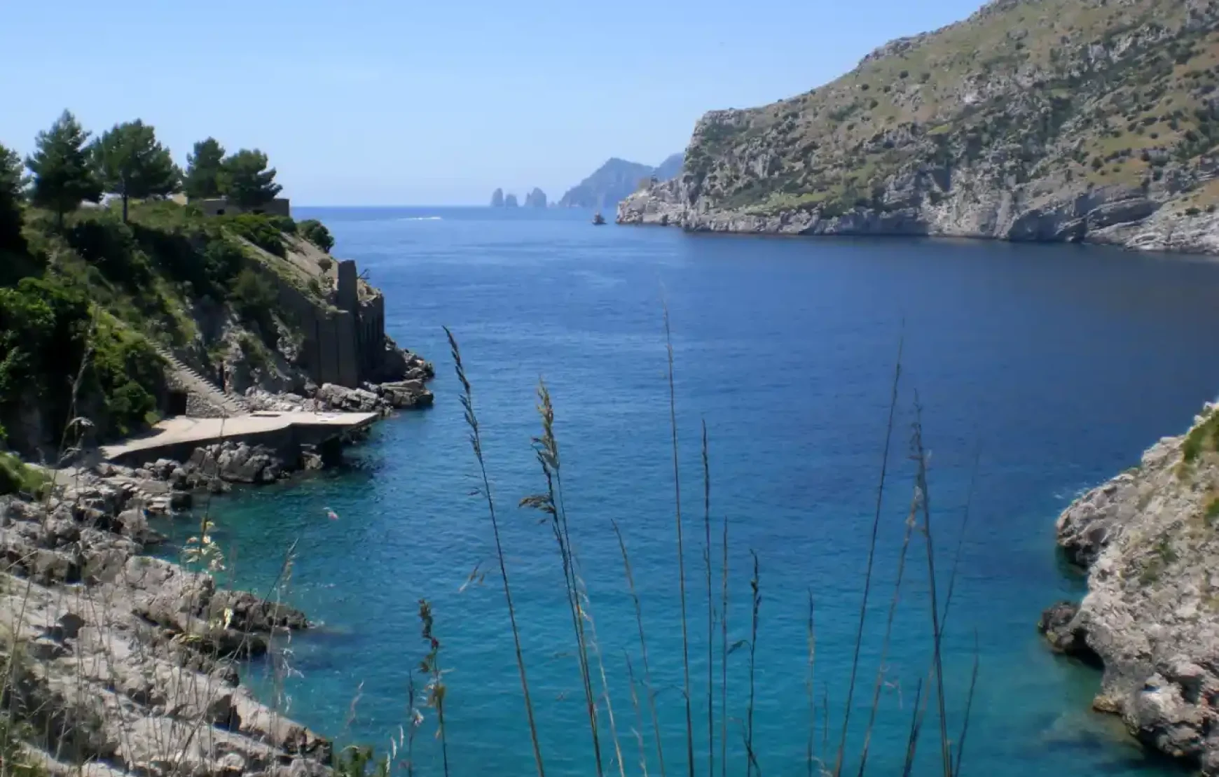 Fishing, Swimming & Relaxing On Boat With Lunch In Sorrento and Capri Coasts Italy