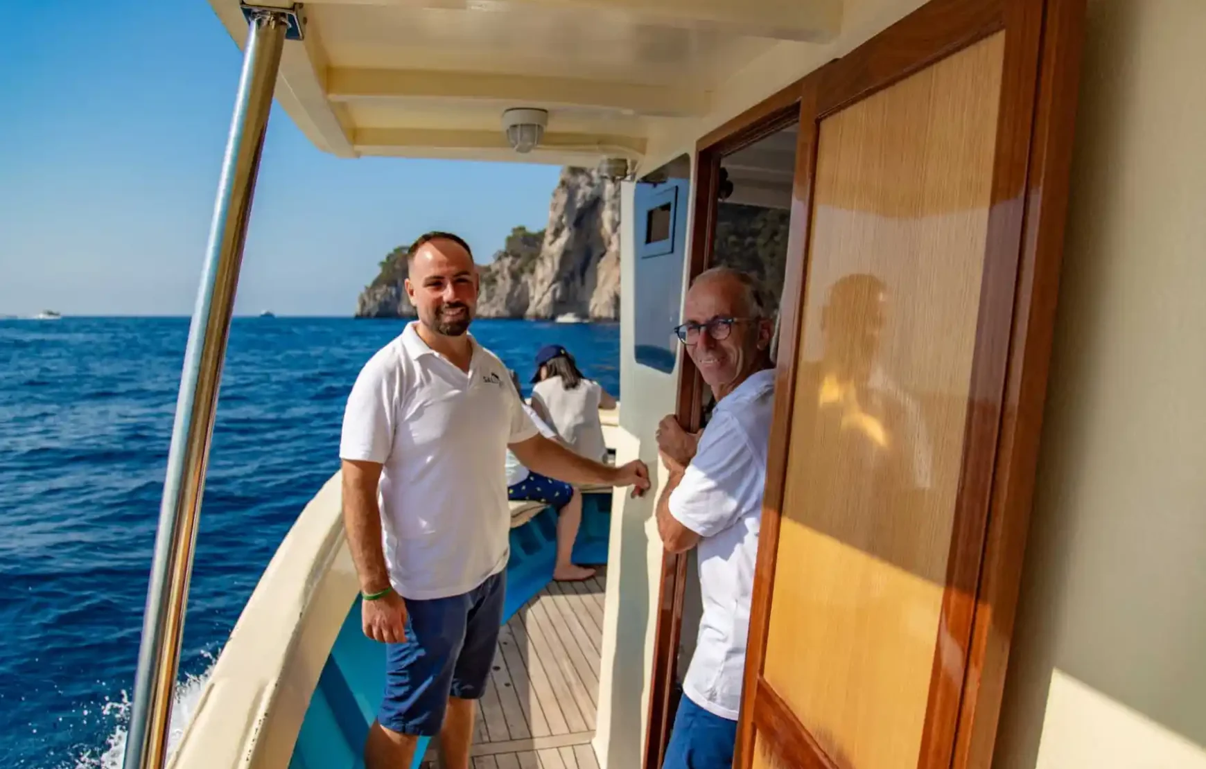 Fishing, Swimming Boat Tour With Lunch in Sorrento, Capri Coasts