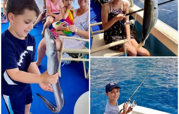 Fishing, Swimming & Relaxing On Boat With Lunch In Sorrento and Capri Coasts Italy