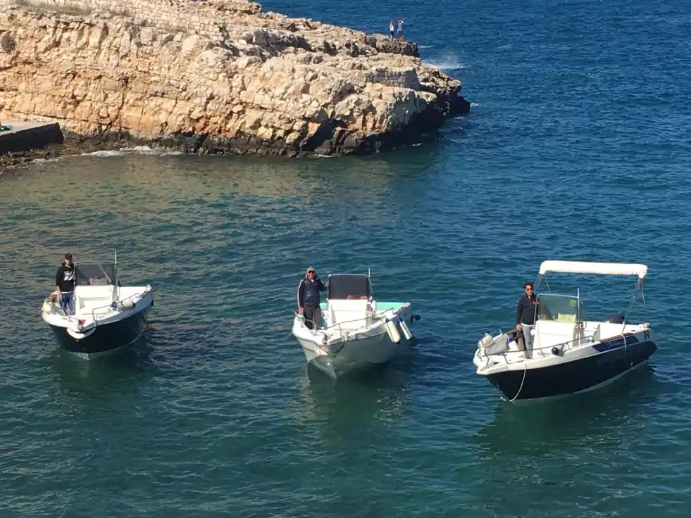 Guided Tour Of The Coast And The Sea Caves Of Polignano a Mare Italy