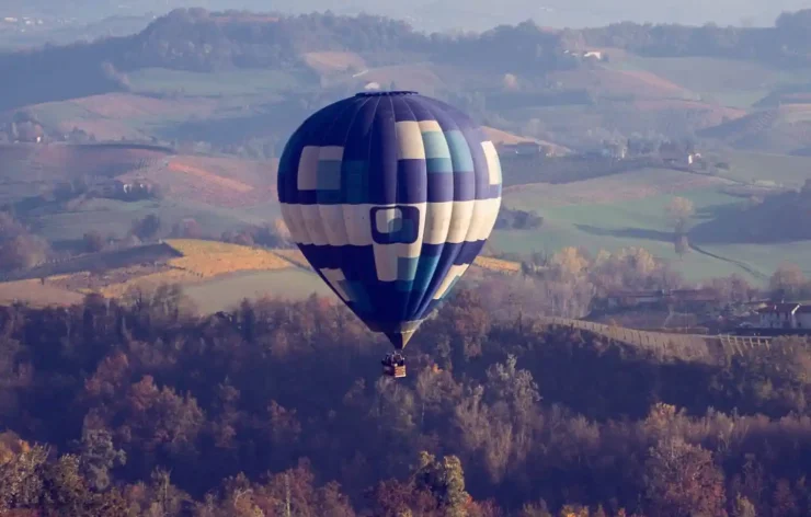 Enjoy the Hot Air Balloon Ride Over Barolo Italy