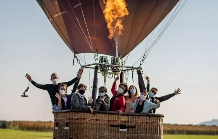 Hot Air Balloon Ride Over Barolo Italy