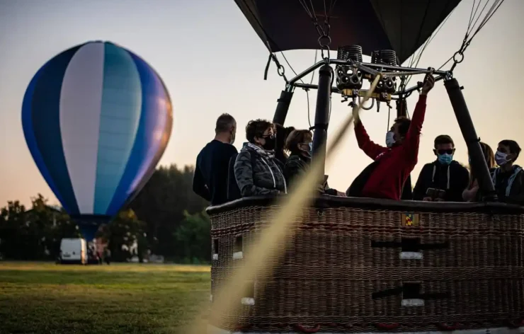 Enjoy the Hot Air Balloon Ride Over Barolo Italy