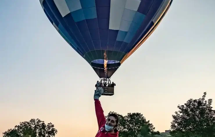 Enjoy the Hot Air Balloon Ride Over Barolo Italy