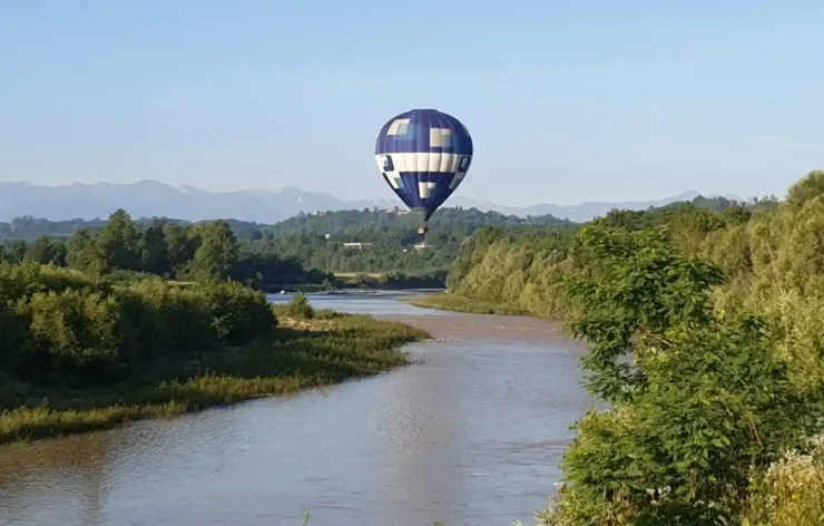 Hot Air Balloon Ride Over Mondovi Italy