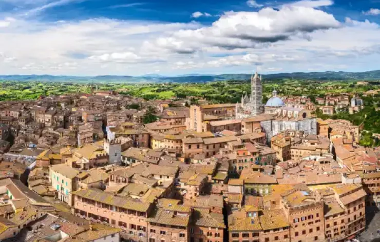 Enjoy The Morning Hot air balloon tour Over Siena With