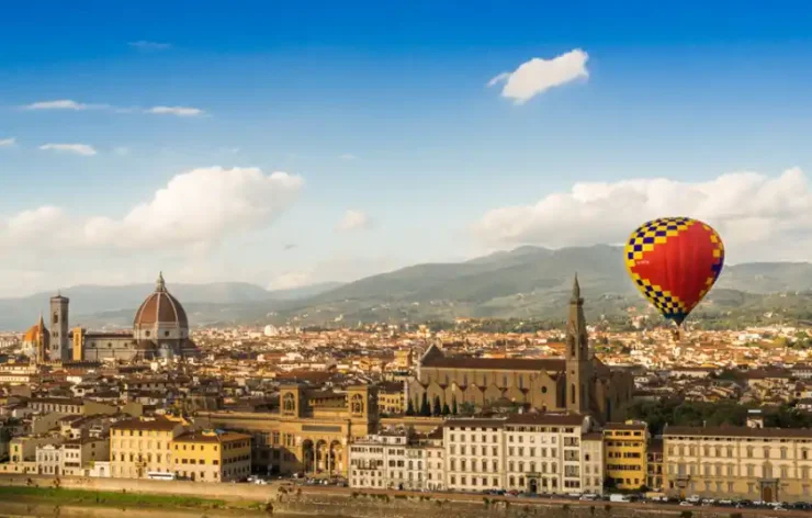 Private Hot air balloon flights Over Florence For Couple