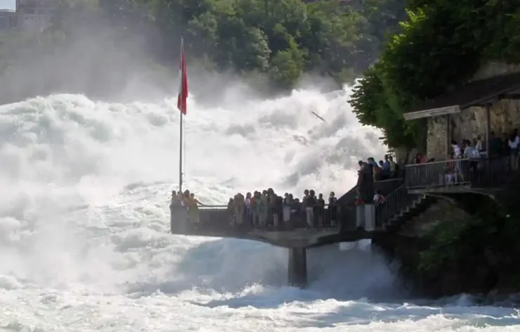 Rhine Falls from Zurich