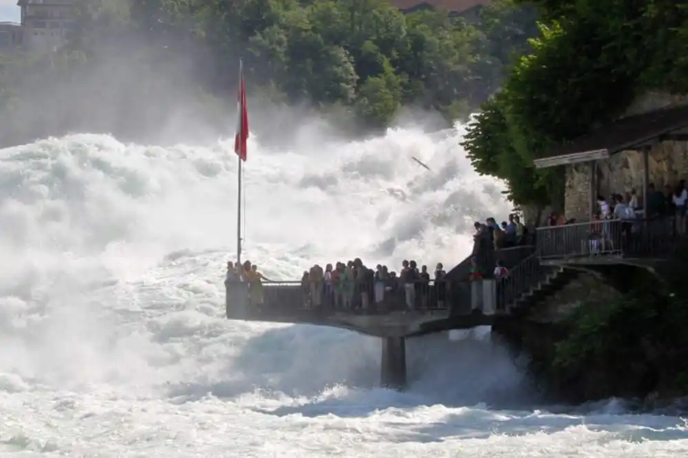 Rhine Falls from Zurich Switzerland