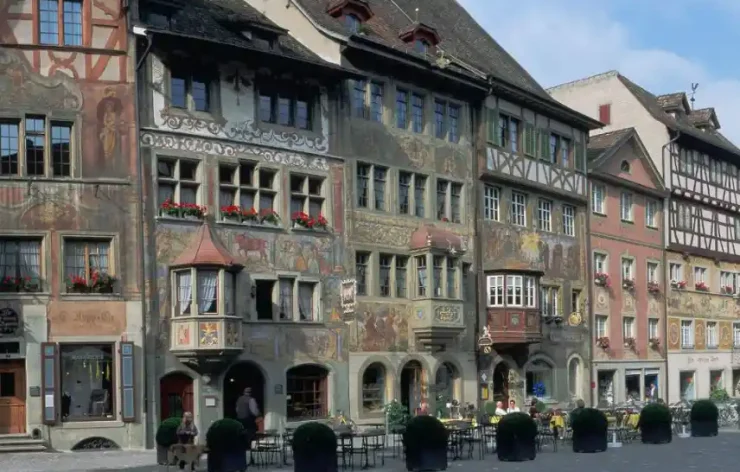 Rhine Falls from Zurich Switzerland