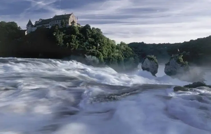 Rhine Falls from Zurich Switzerland