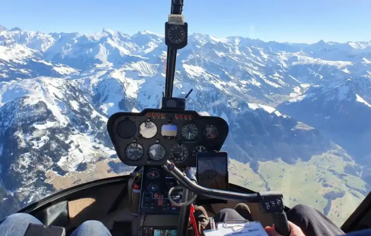 Enjoy Helicopter Flight from Lucerne-Beromünste Switzerland