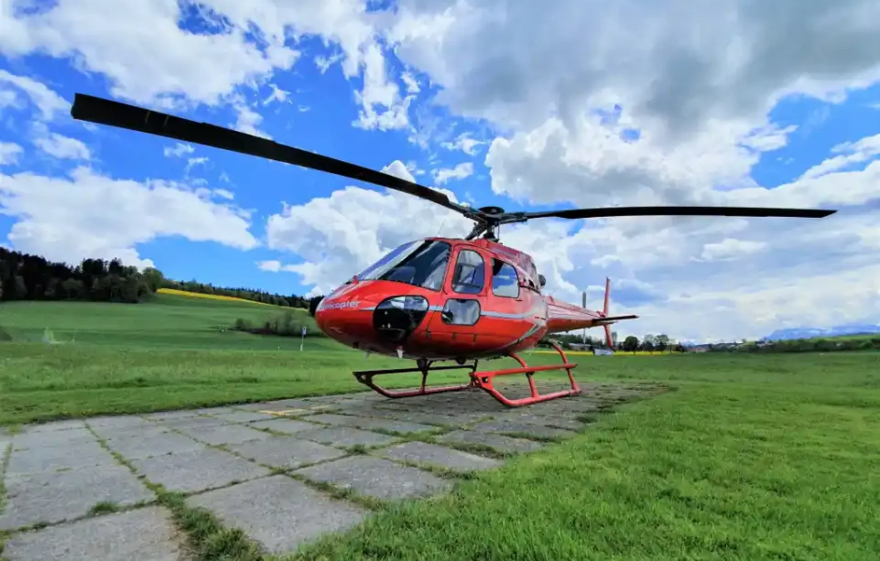 Enjoy Helicopter Flight from Lucerne-Beromünste Switzerland