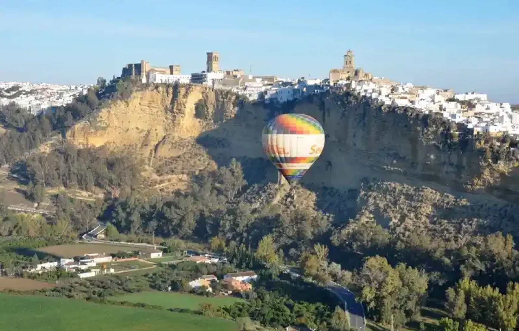 Hot Air Balloon in Arcos de la Frontera Spain Hot Air Balloon in Arcos de la Frontera Spain