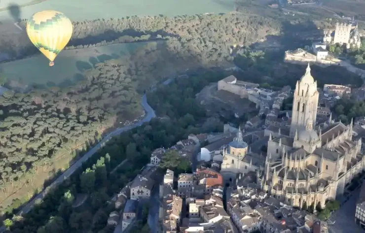 Hot Air Balloon experience in Segovia Spain