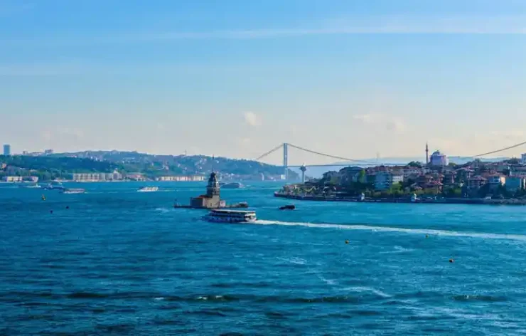 Istanbul Buffet Brunch on Cruise Drinks Swimming With Transportation Turkey