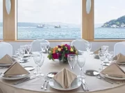 Istanbul Buffet Brunch on Cruise Drinks Swimming With Transportation Turkey