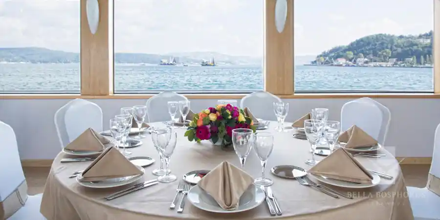 Istanbul Buffet Brunch on Cruise Drinks Swimming With Transportation Turkey