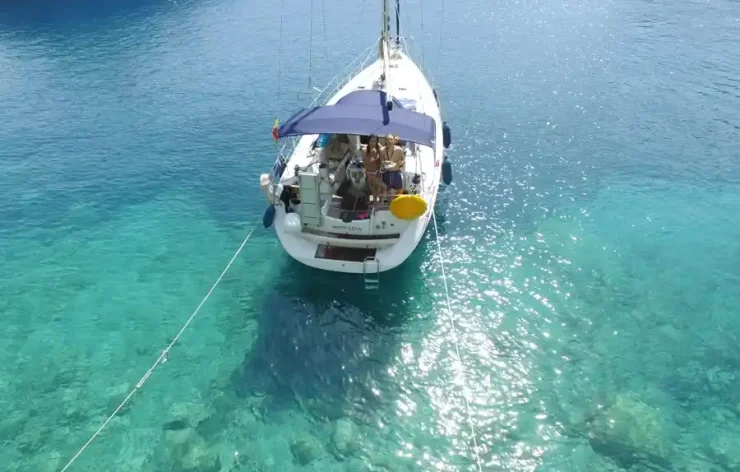 Sailing Boat Tour In Barcelona Spain Vila Olímpica, Bogatell beach, Mar Bella, Diagonal Mar, Port Forum to the beautiful beach of Badalona