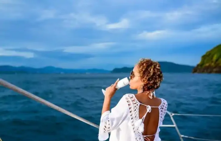 Catamaran at Coral Island Tour Phuket Thailand