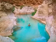 Beautiful Valley of Wadi Shab & Lake Bimmah Sinkhole Oman
