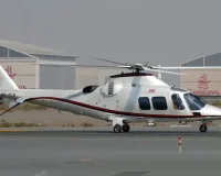Meeting at helipad counter
