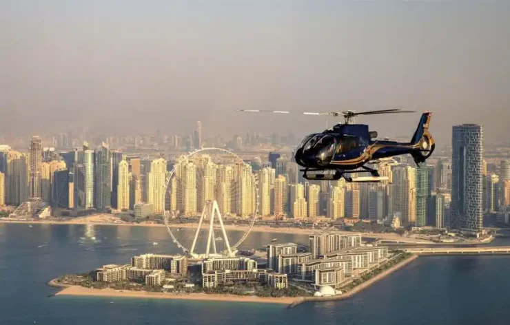Helicopter Ride in Dubai. Helicopter tour in Dubai