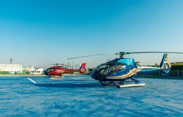 Helicopter Ride in Dubai. Helicopter tour in Dubai