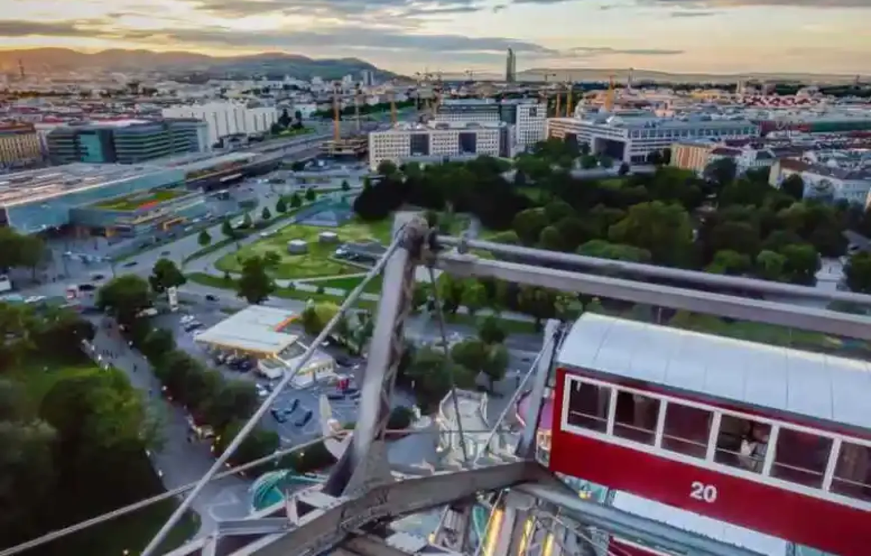 Vienna's Giant Ferris Wheel Ride Vienna Austria Vienna's Giant Ferris Wheel Ride Vienna Austria
